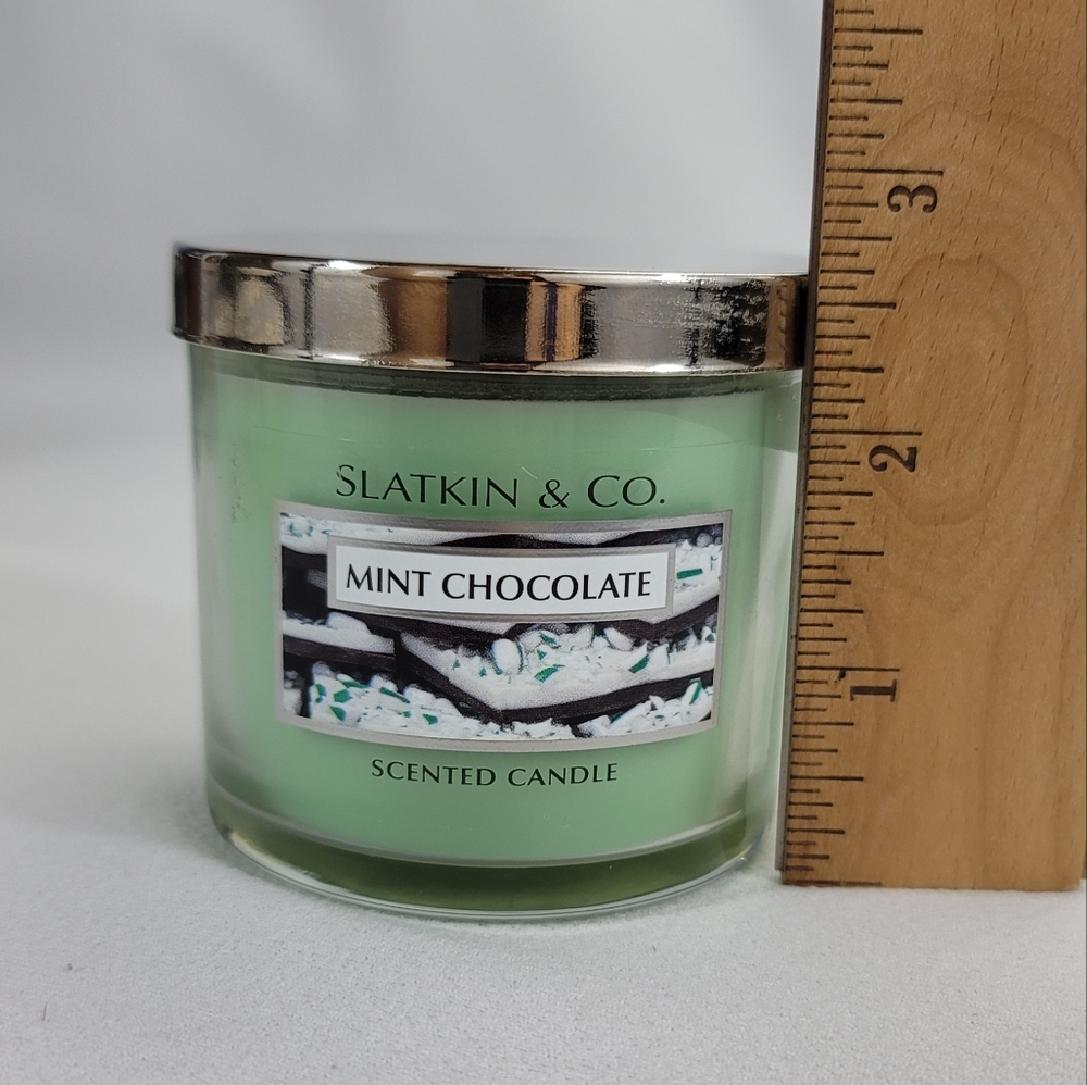 Slatkin & Co MINT CHOCOLATE One-Wick 4 Oz Candle - Picture 10 of 11